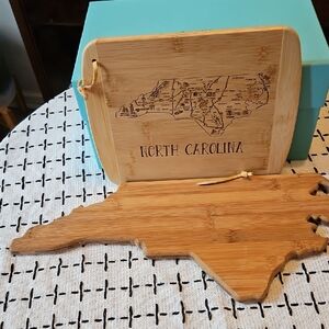 North Carolina Bamboo Cutting Board Set